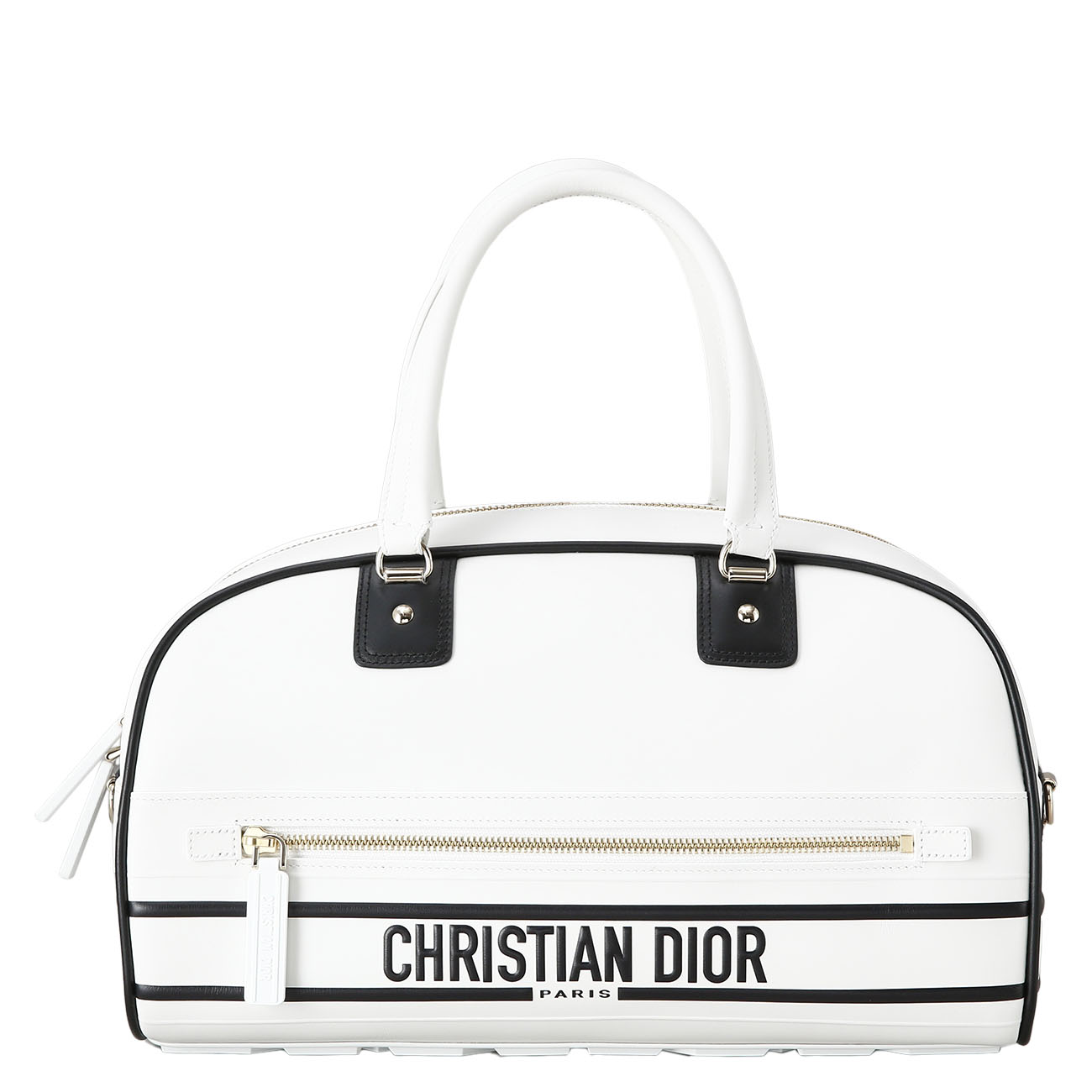 CHRISTIAN DIOR(USED)크리스찬디올 바이브 미디엄 지퍼 볼링백